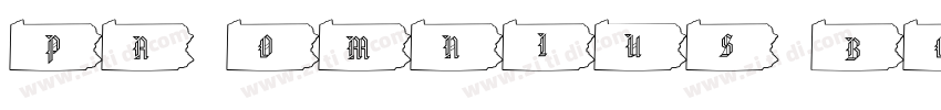 PA Omnius Bold字体转换